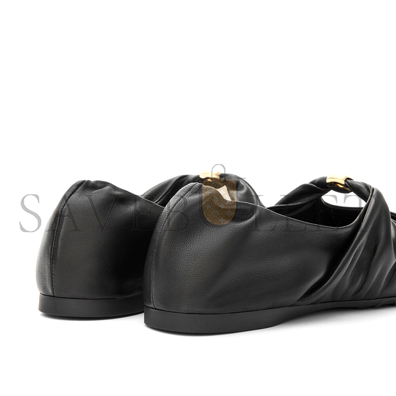LOEWE PEBBLE SOFT BALLERINA IN NAPPA LAMBSKIN L815466X46 LOEWE PEBBLE SOFT BALLERINA IN NAPPA LAMBSKIN L815466X46